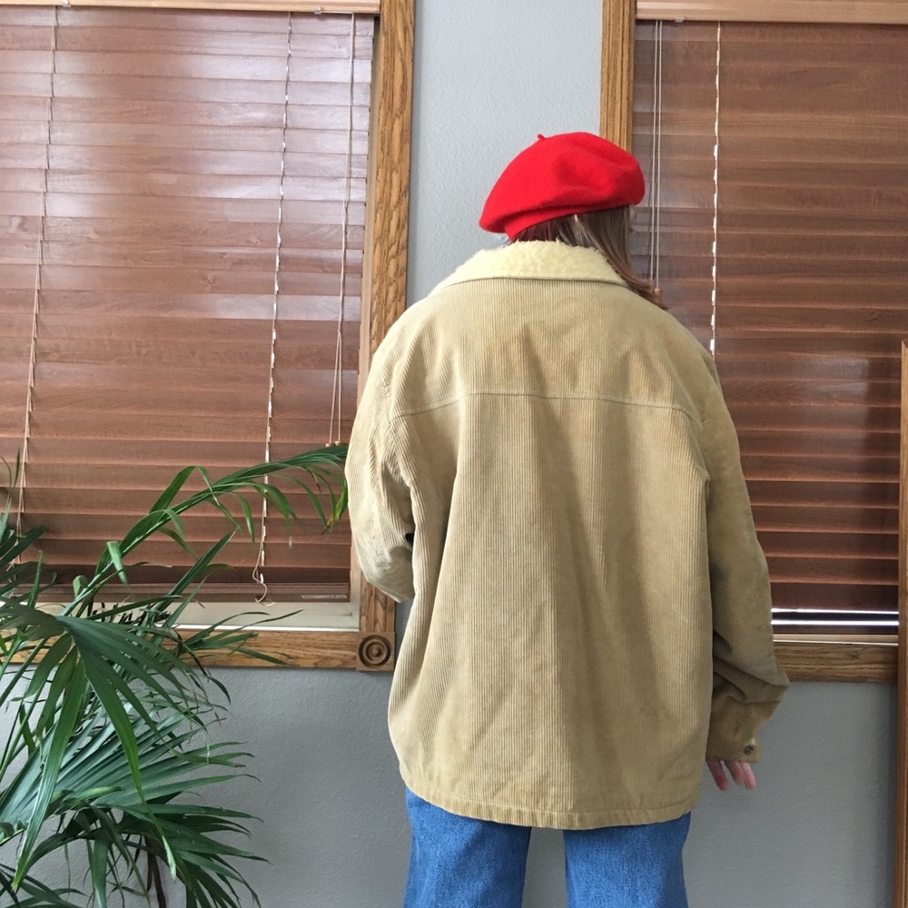Vintage Sherpa Lined Corduroy Jacket - Picture 3 of 8